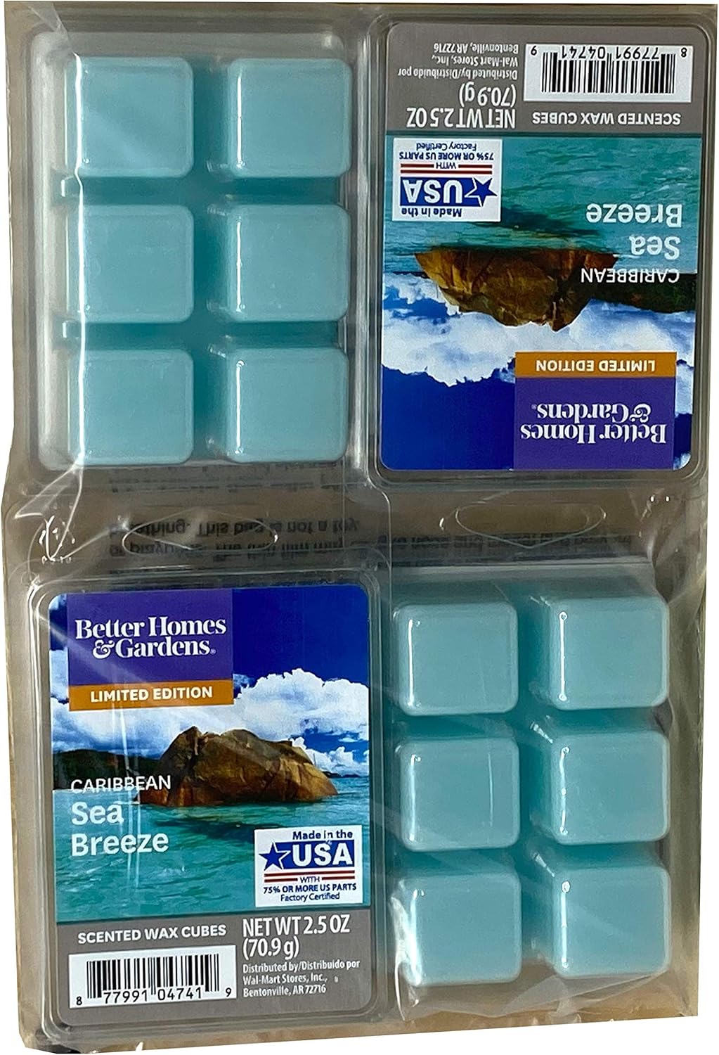 NITRO Better Homes and Gardens Caribbean Sea Breeze Wax Cubes 4-Pack