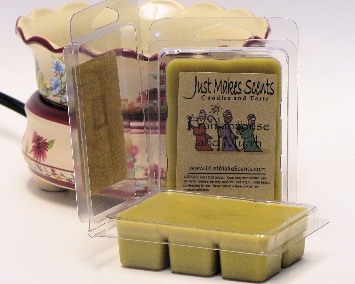 4 Pack Frankincense and Myrrh Scented Wax Melts