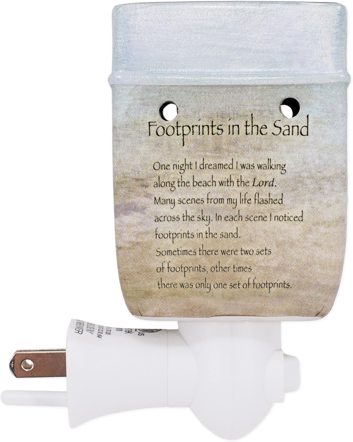 Footprints in The Sand Ceramic Wax Warmer by Elanze Designs