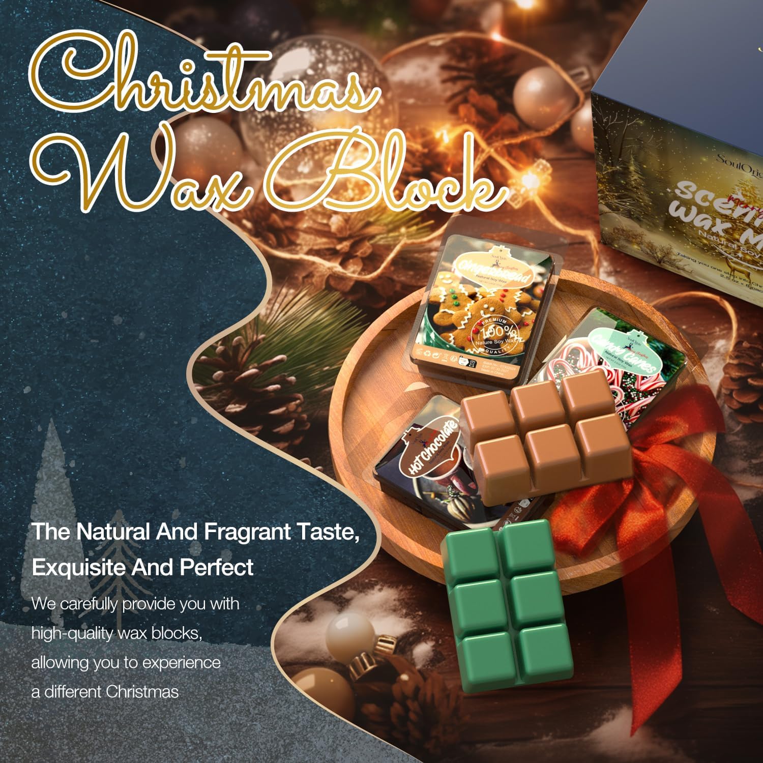 SoulOrigin Christmas Soy Wax Melts 8x25oz Set