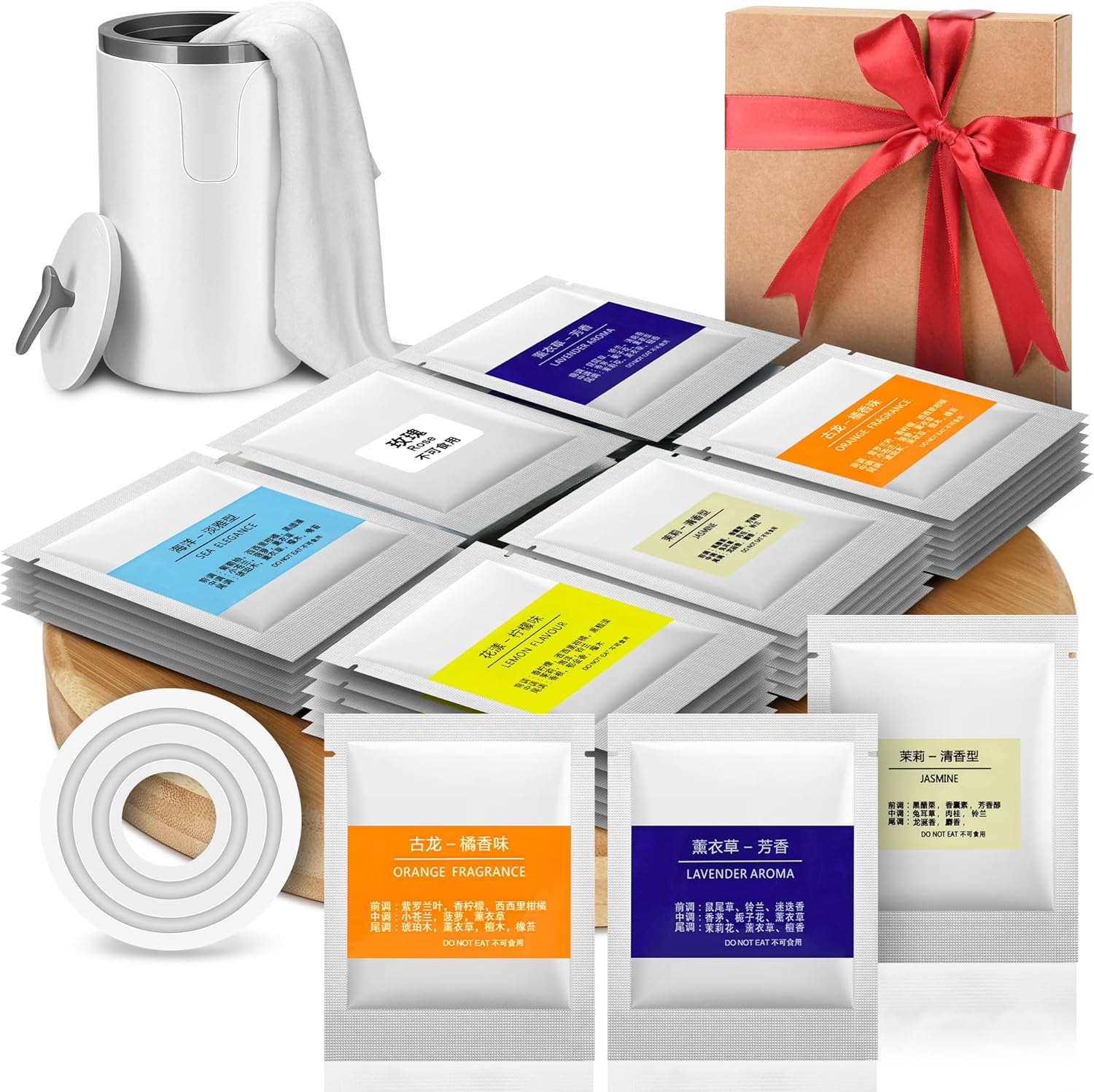 36 Pack Fragrance Discs 6 Flavors for Home Spa Car