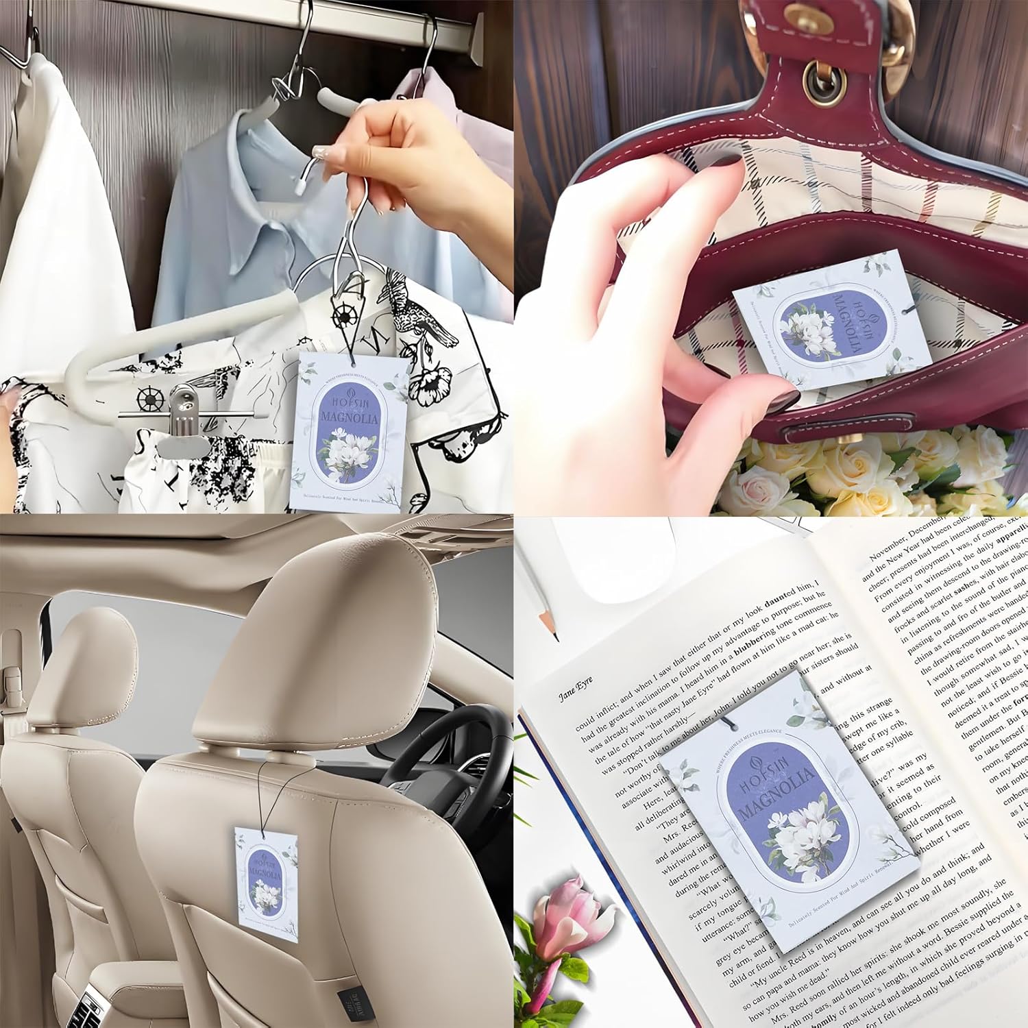 12 Pack Fragrance Bags with Hanging Strings for Home and Closet