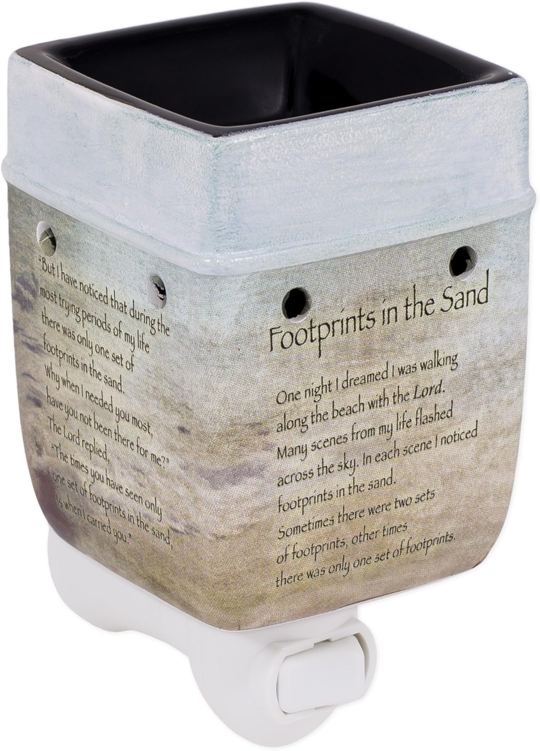 Footprints in The Sand Ceramic Wax Warmer by Elanze Designs