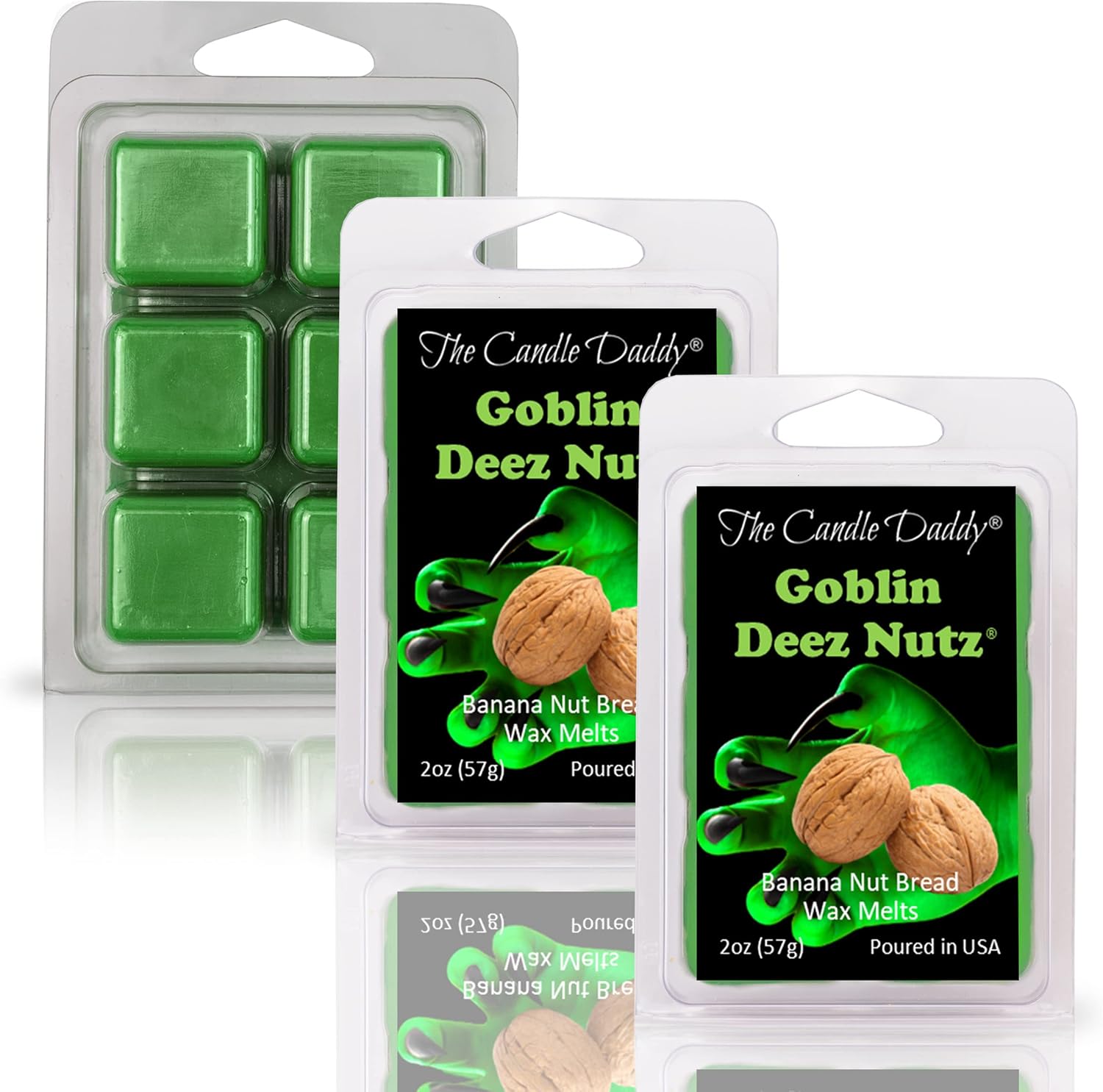 The Candle Daddy Goblin Deez Nutz Halloween Wax Melt - 2 Ounces 6 Cubes