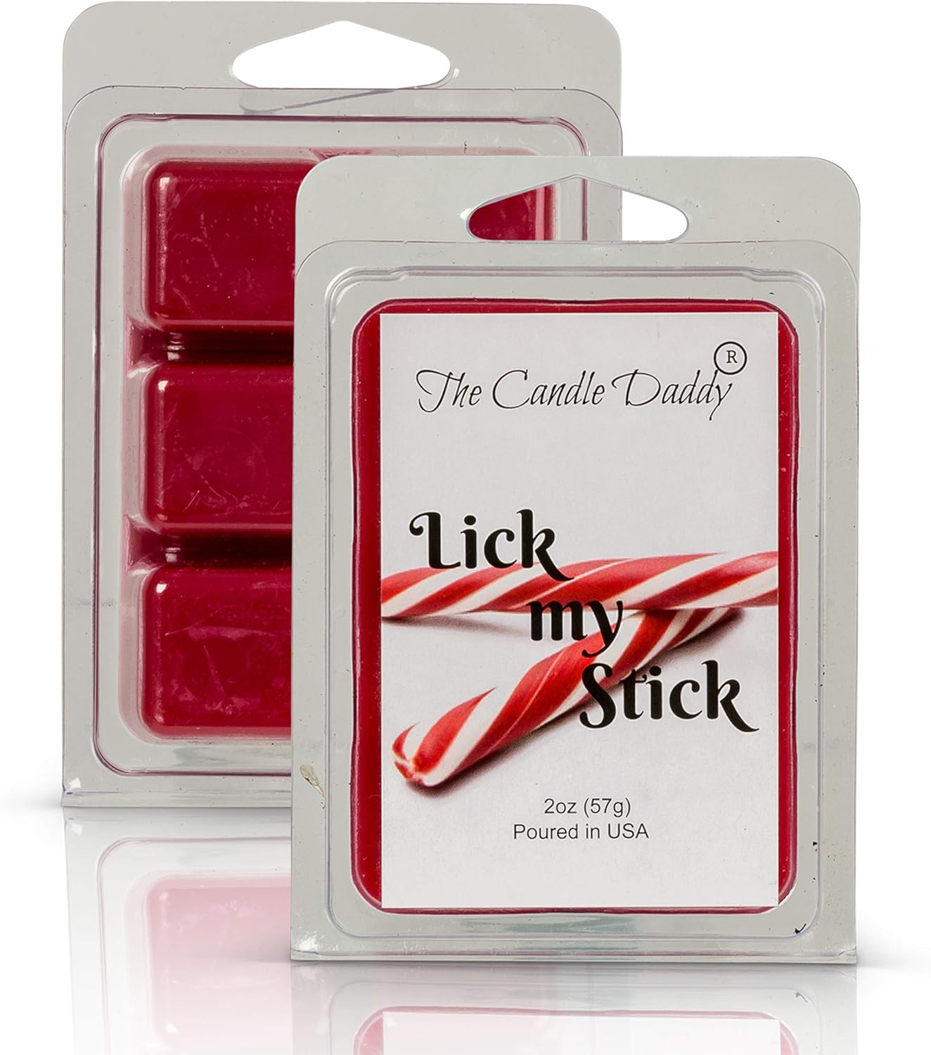 The Candle Daddy Lick My Stick Peppermint Scent