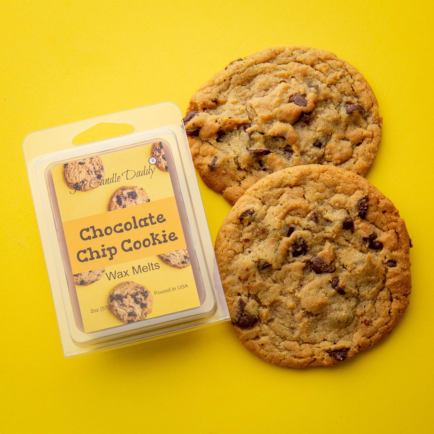 Chocolate Chip Cookie Scented Wax Melts - 6 Cubes 2 Ounces 1 Pack