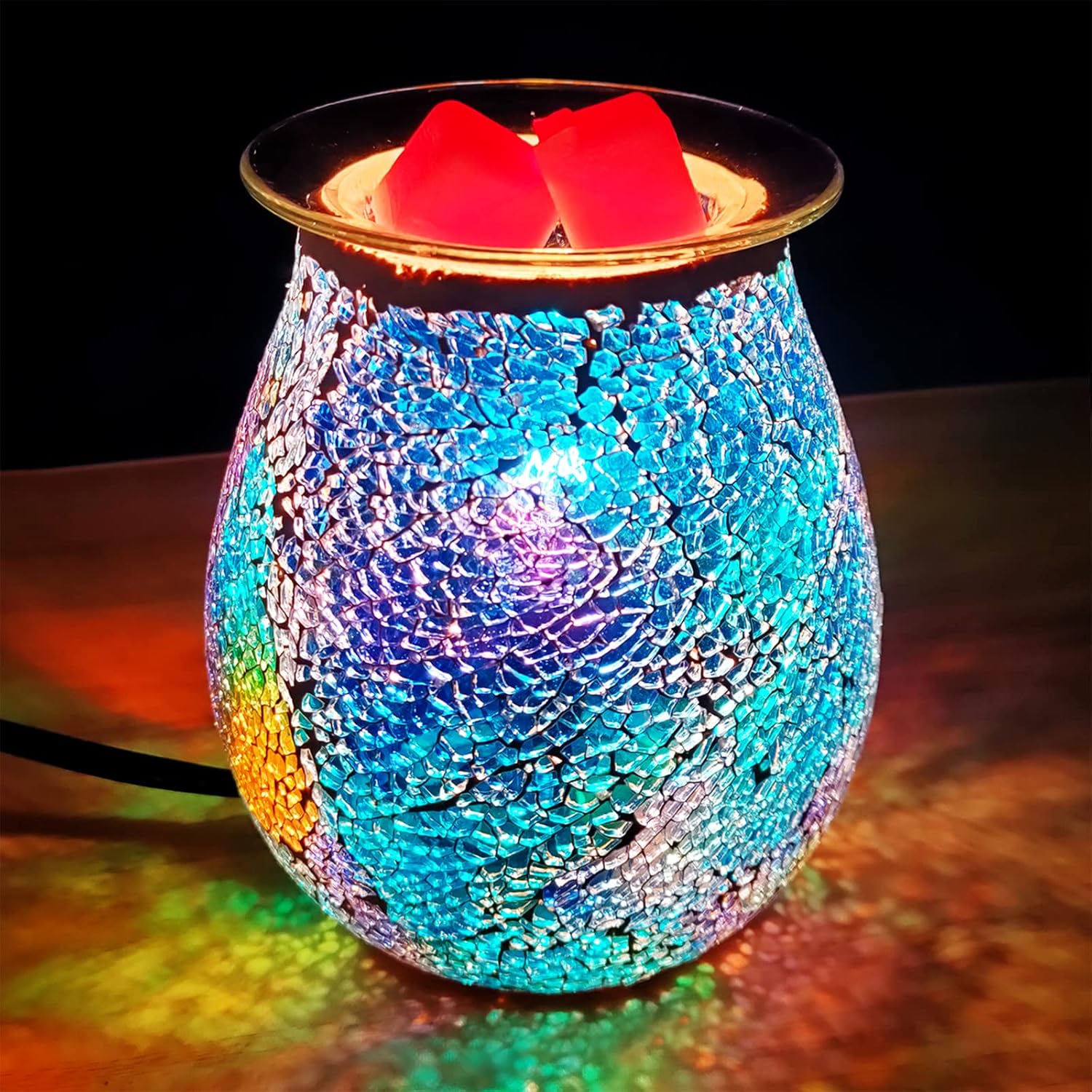 WNP Electric Wax Melt Warmer Glass Scented Candle Warmer