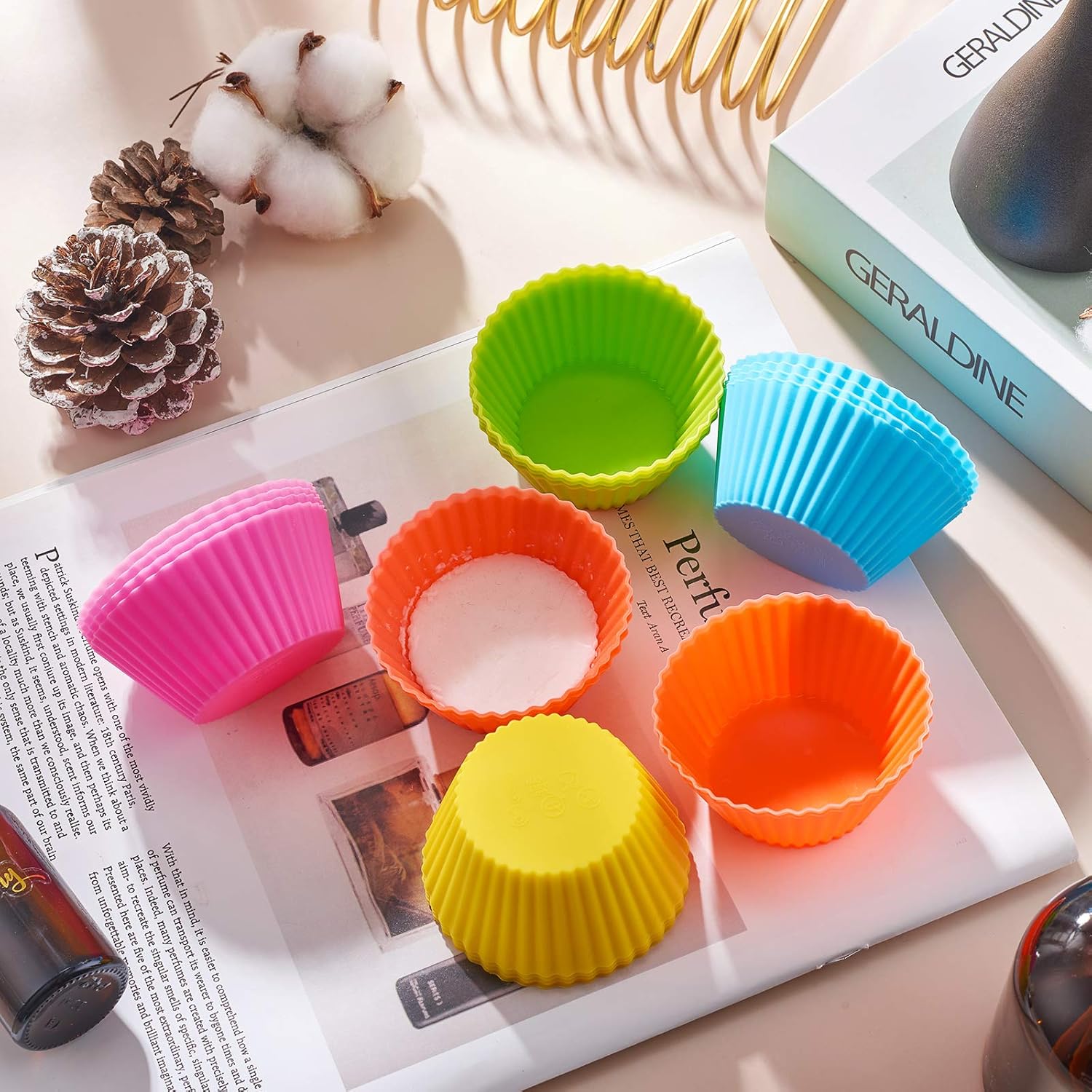Patelai 20-Piece Reusable Silicone Wax Melt Liners