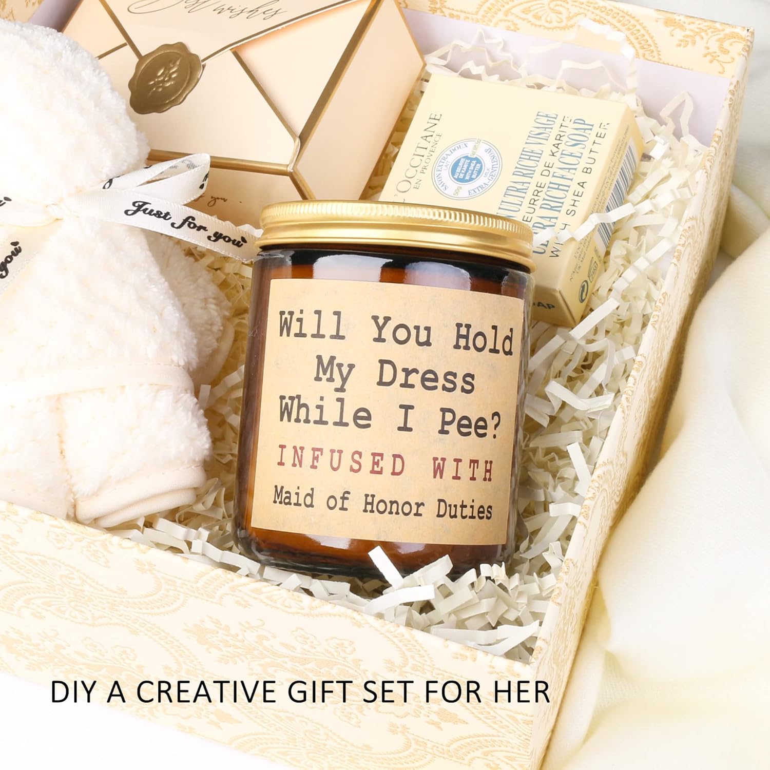 Vanilla Scent Soy Wax Gifts for Women Bridesmaids and Mays