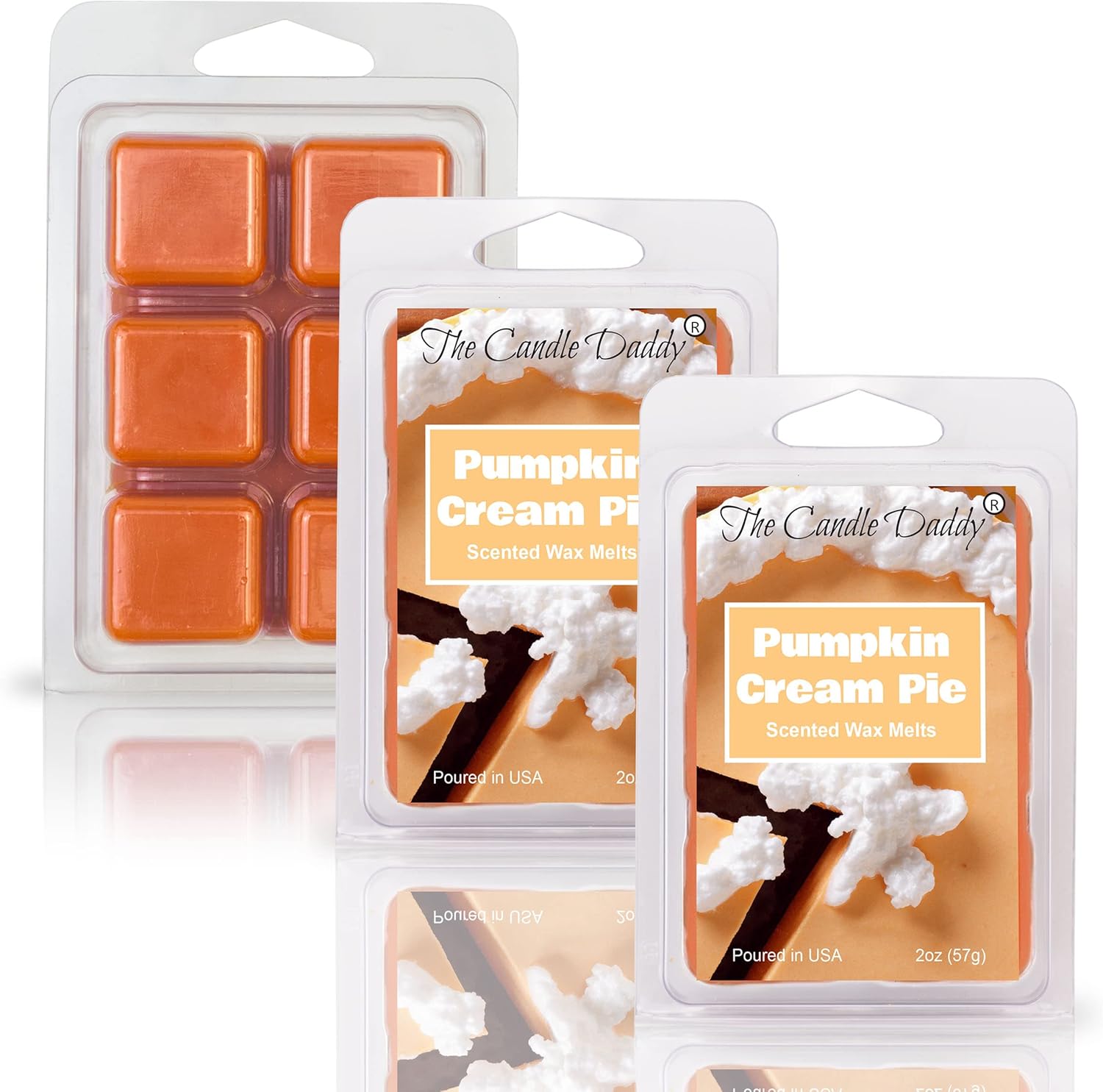 Candle Daddy Pumpkin Cream Pie Wax Melts - 2 Oz 6 Cubes Fall Spice