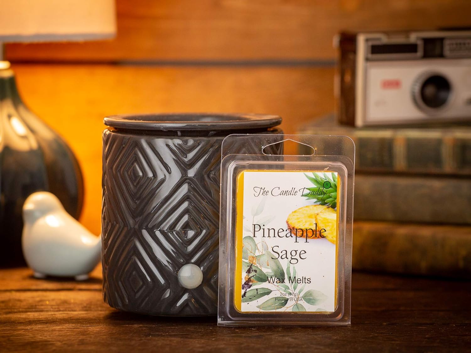 Pineapple Sage Tropical Herbal Scented Wax Melts - 2 Ounces 6 Cubes