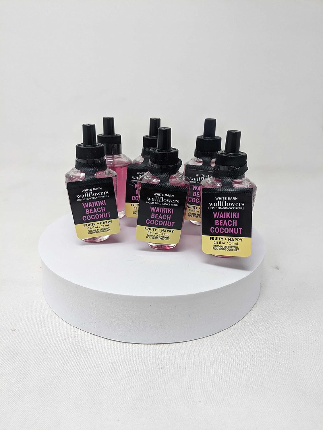 Bath Body Works 6-Piece Waikiki Beach Coconut Wallflowers Fragrance Refill