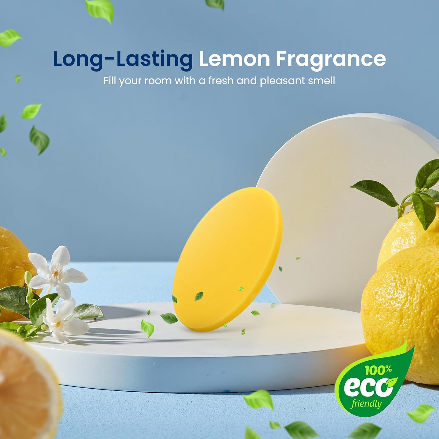 SereneLife 15pcs Lemon Scented Fragrance Discs