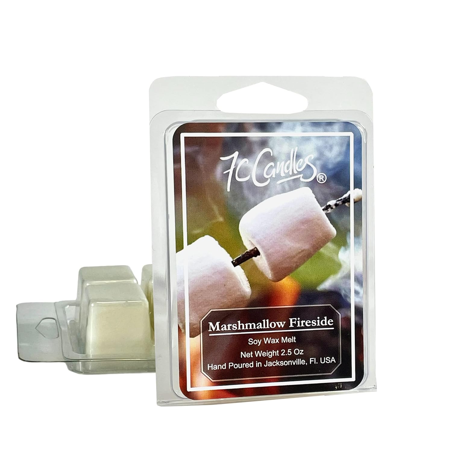 7C Candles Wax Melts Marshmallow 5 Oz 12 Cubes