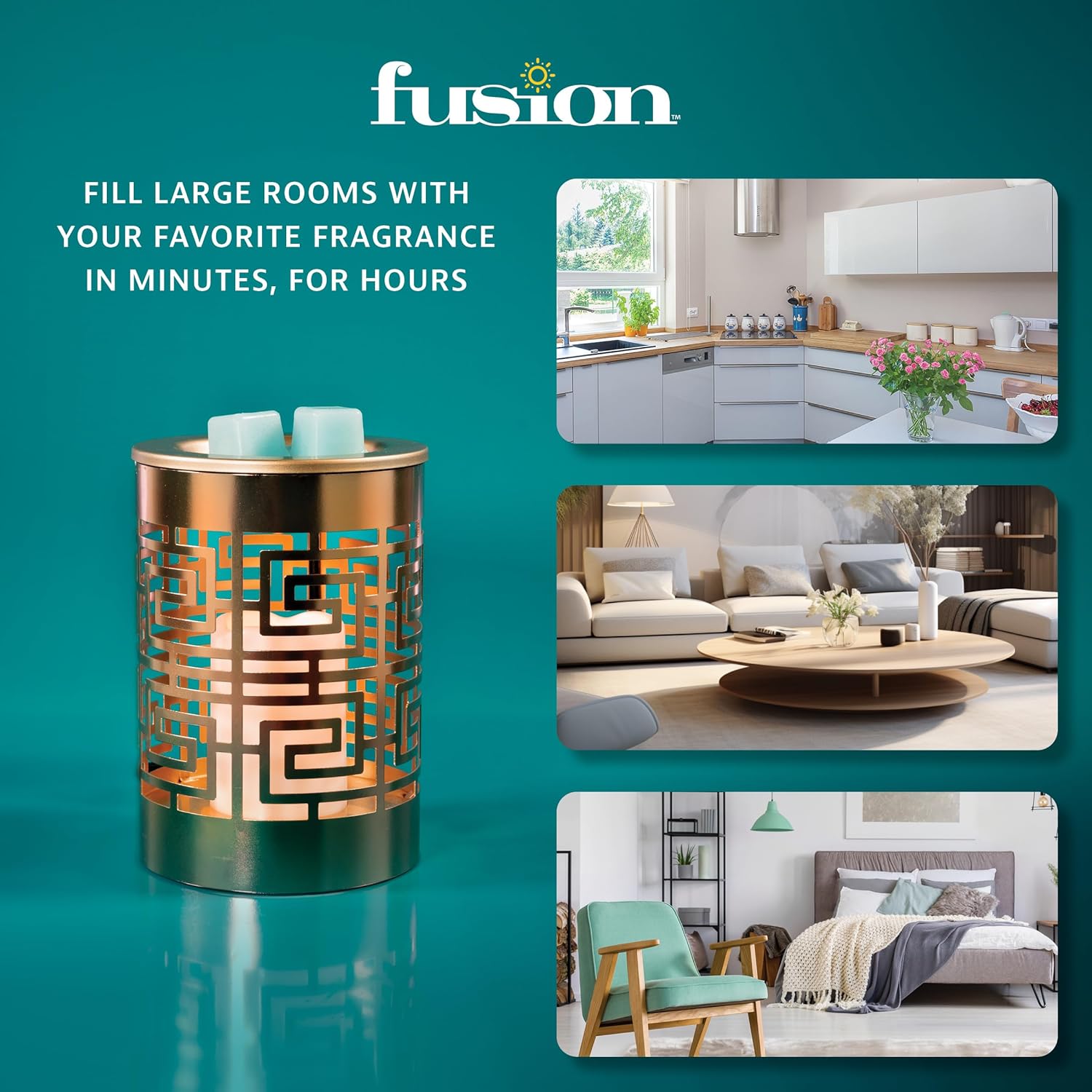 FUSION Cinnamon Woods Scented Wax Melts - 3 Pack