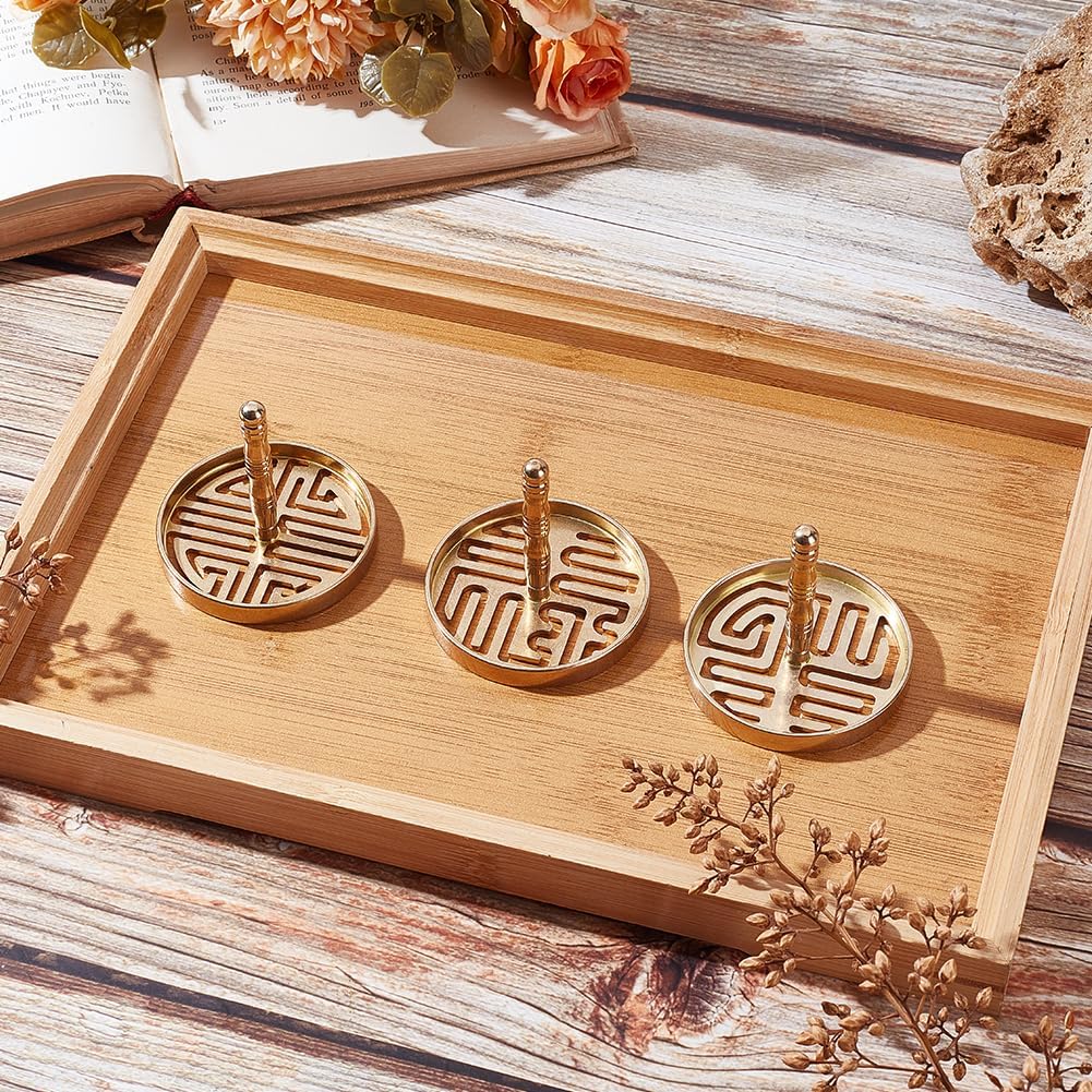 WEBEEDY 3 Style Incense Press Molds Brass Set