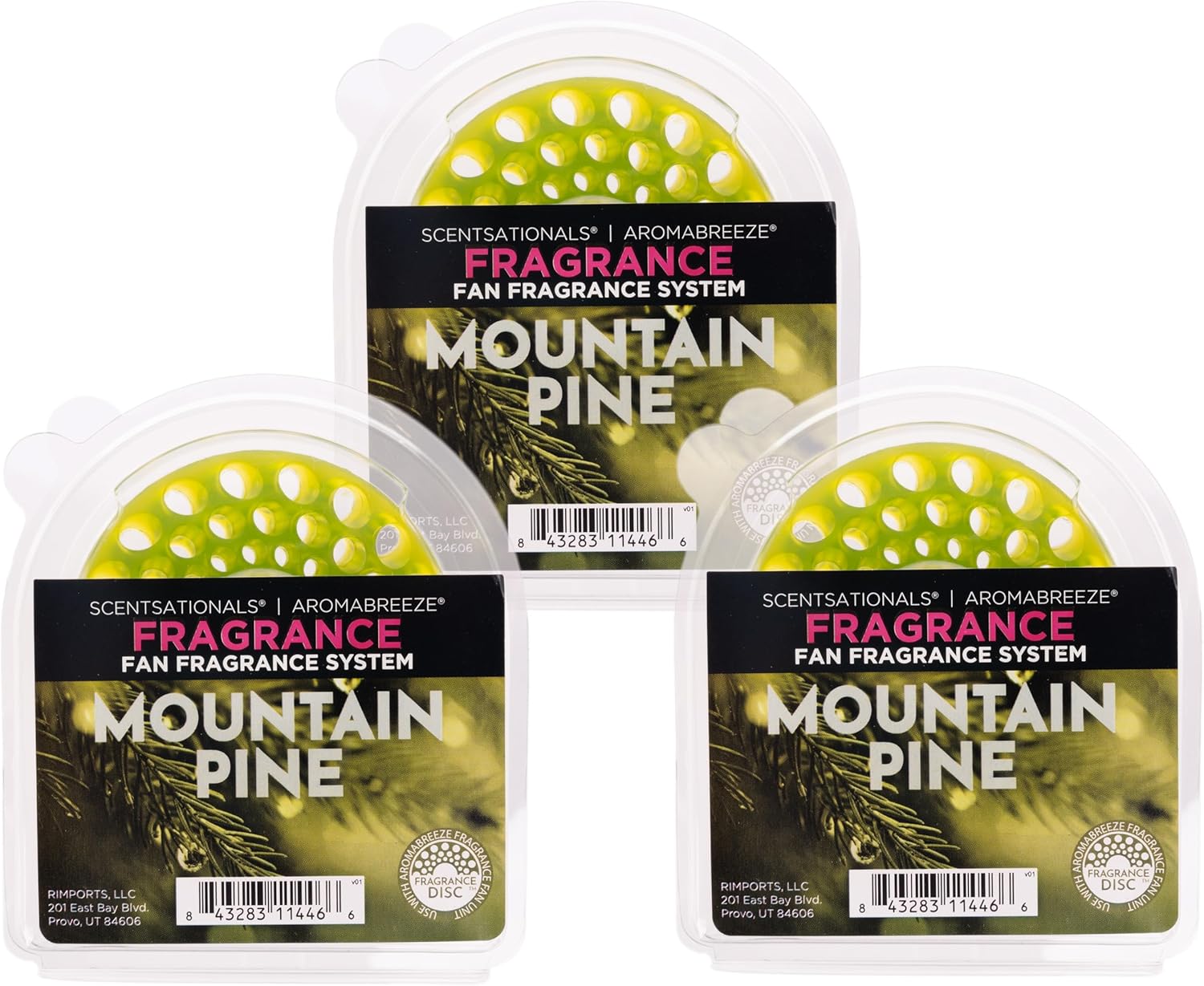 Scentsationals AromaBreeze Mountain Pine Wax Discs