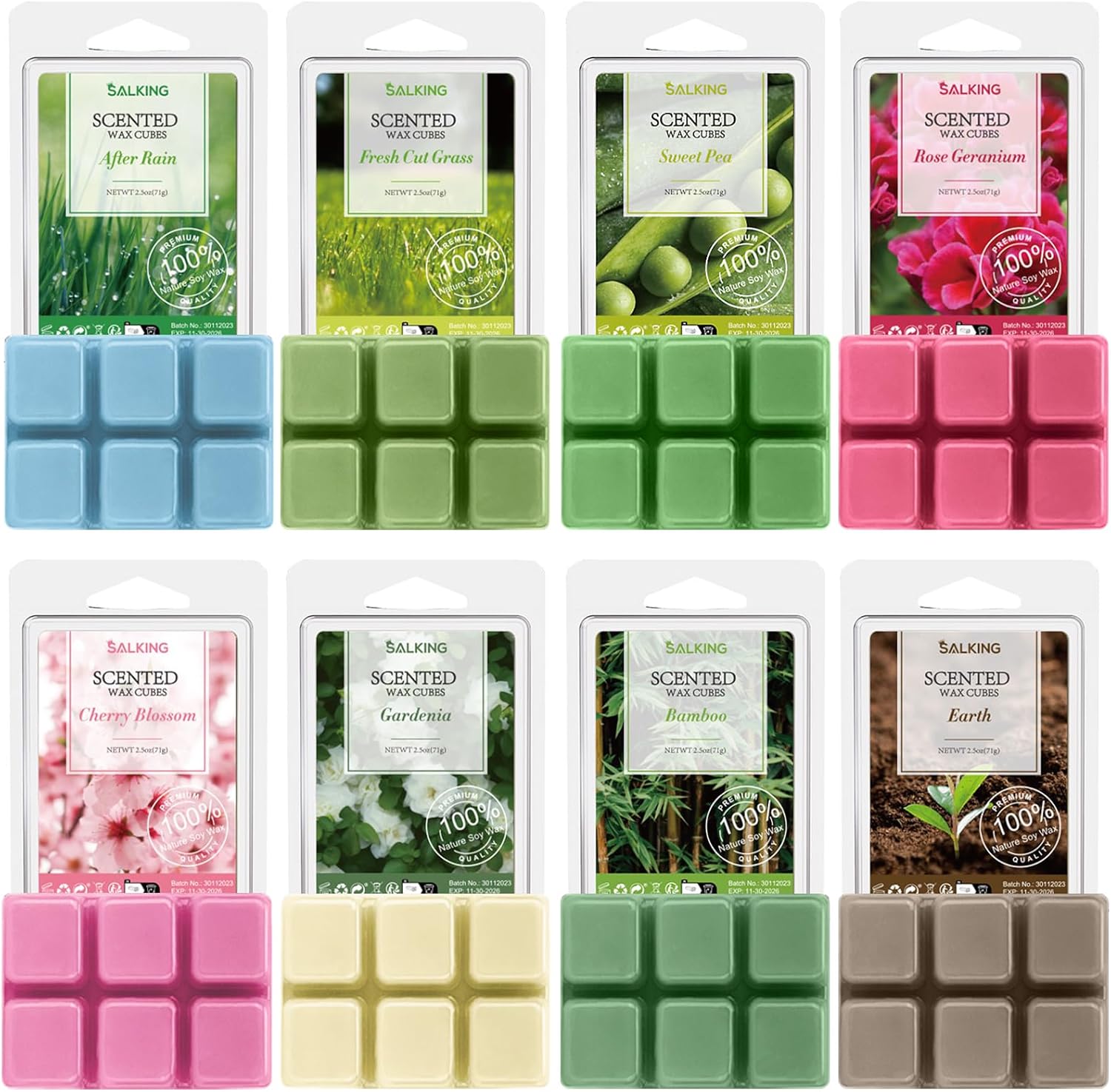 Salking Spring Scented Wax Melts Gift Set 8x26 oz
