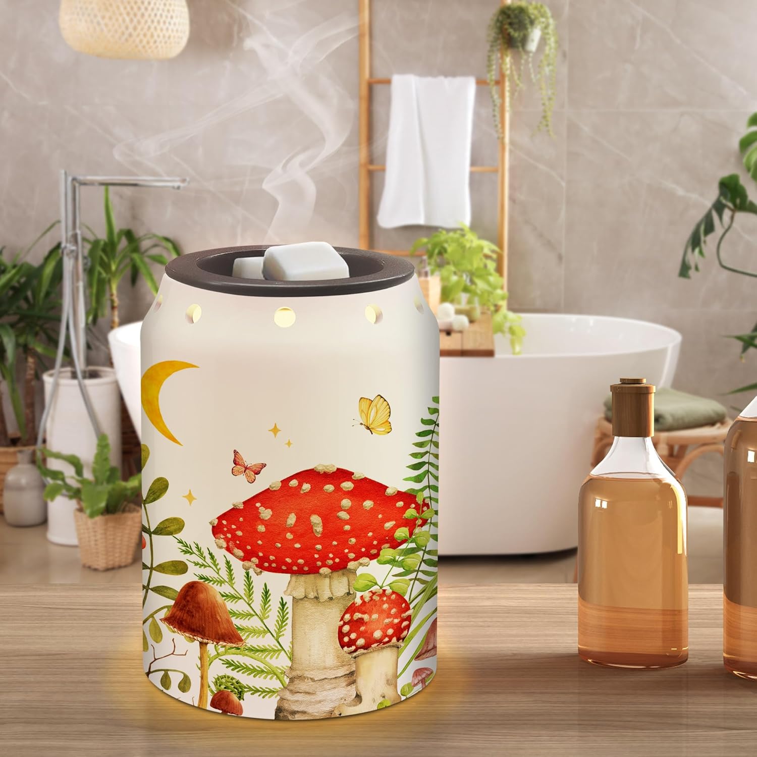 TEDDROP Mushroom Wax Melt Warmer Decor