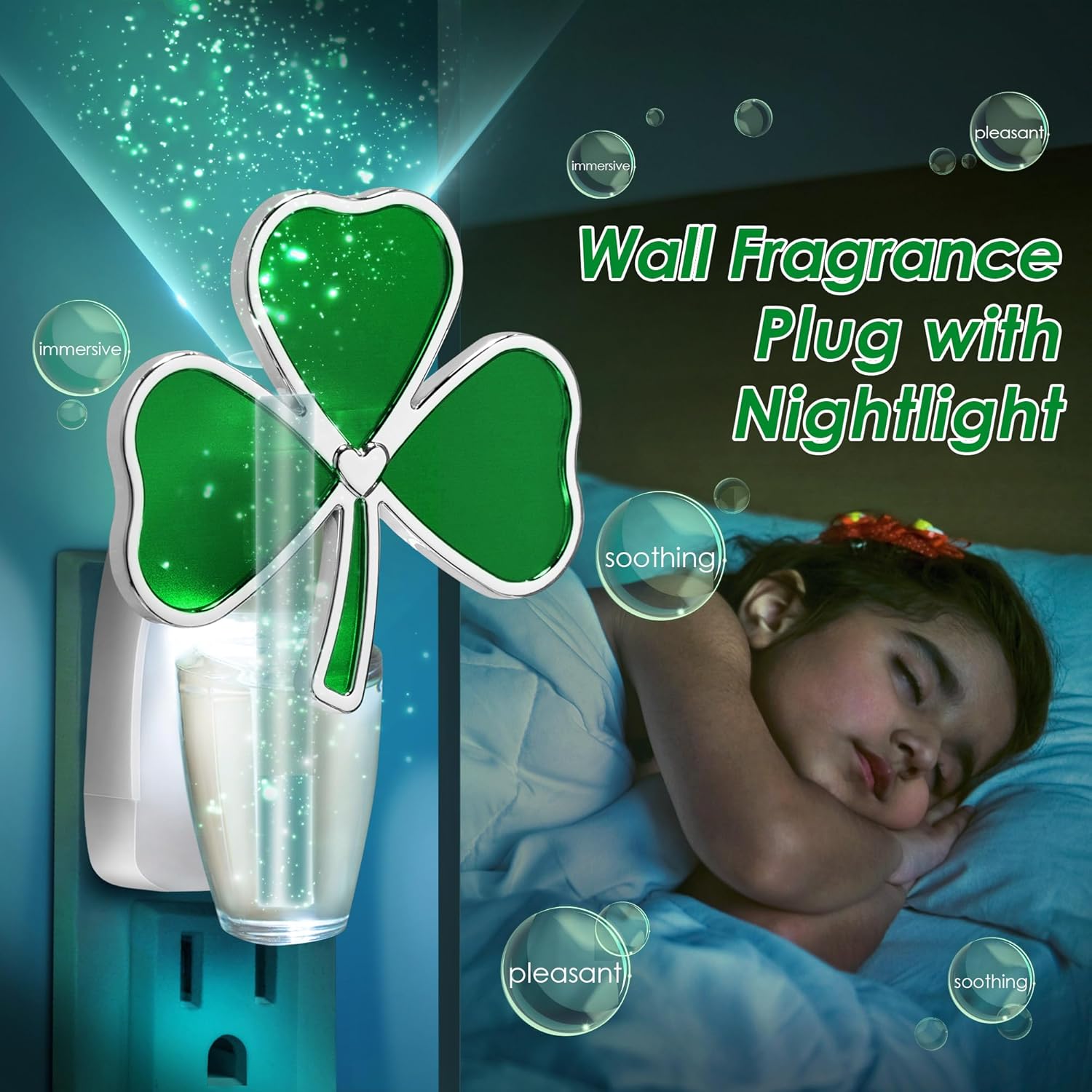 Hohean Wall Fragrance Plug In with Night Light