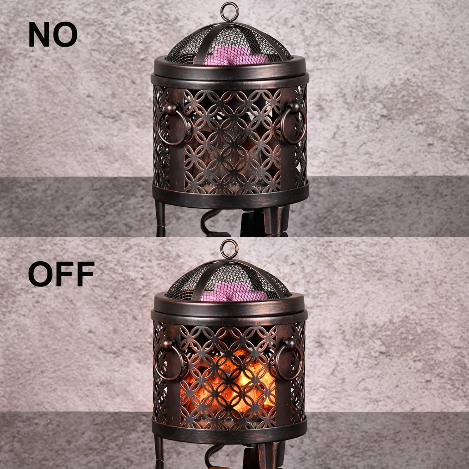 Copper Coin Wax Melt Warmer with 4-in-1 Function