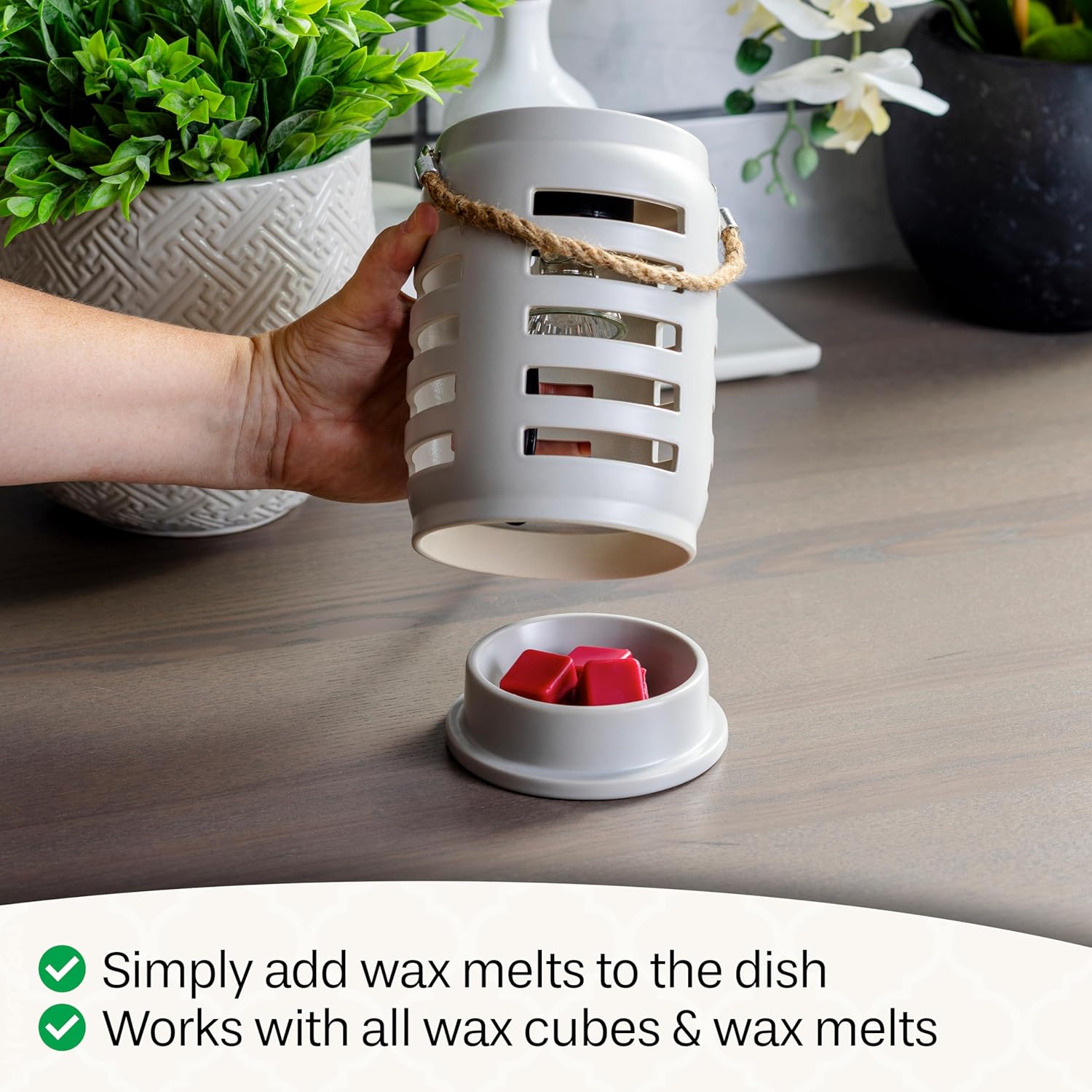 Shutter Lantern Candle Warmer for Wax Melts