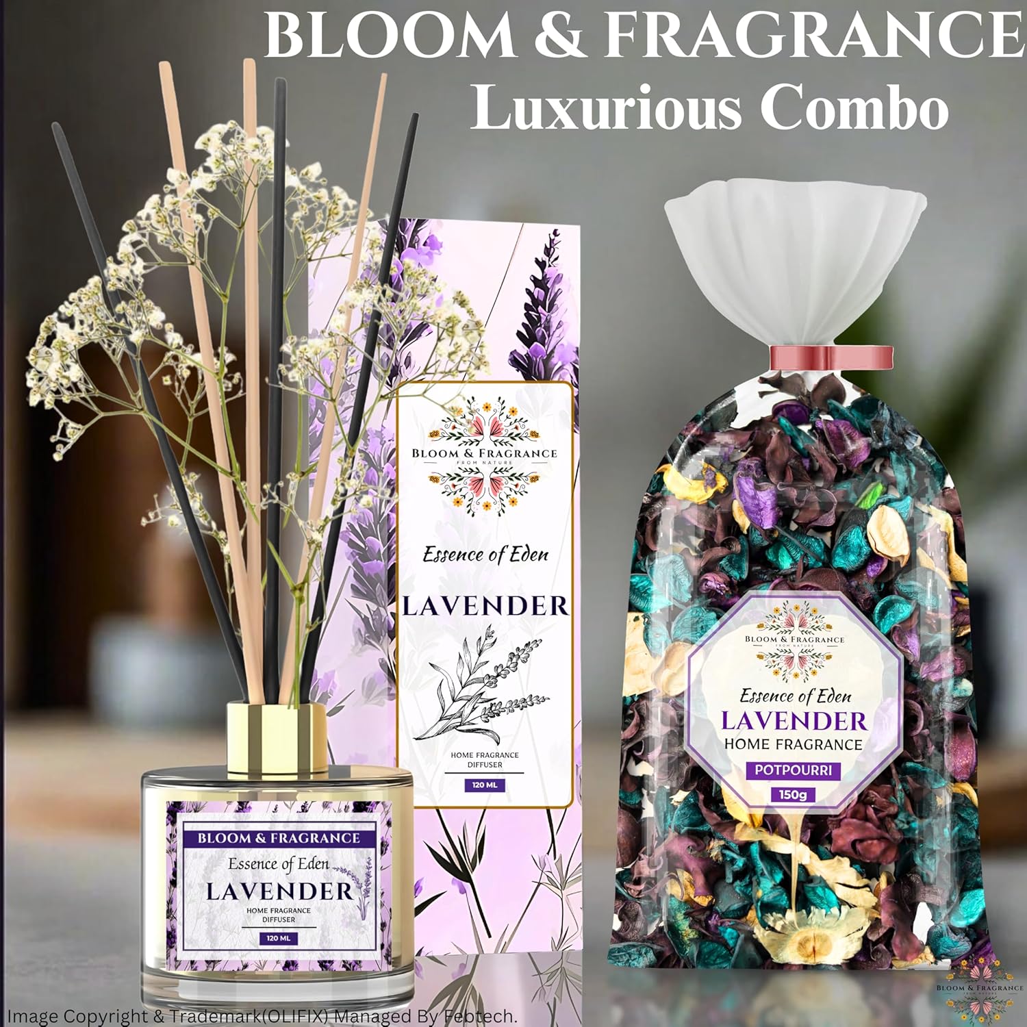 BLOOM FRAGRANCE Home Fragrance Gift Set