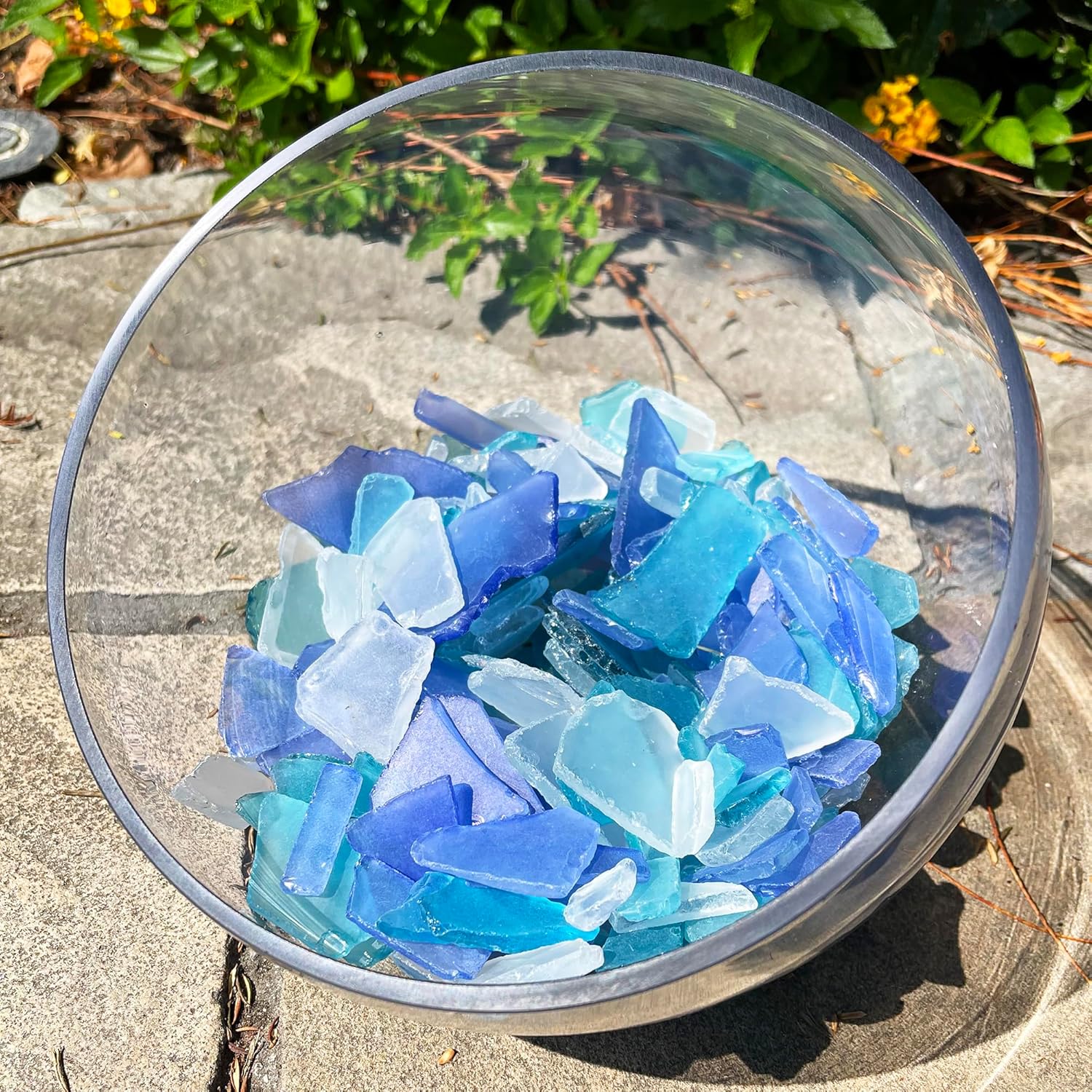 CYS EXCEL Sea Glass Vase Filler Mix 24 Ounces