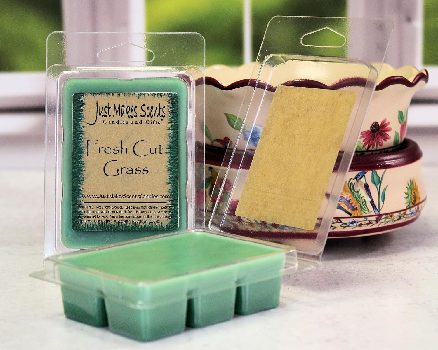 2 Pack Fresh Cut Grass Scented Soy Wax Melts