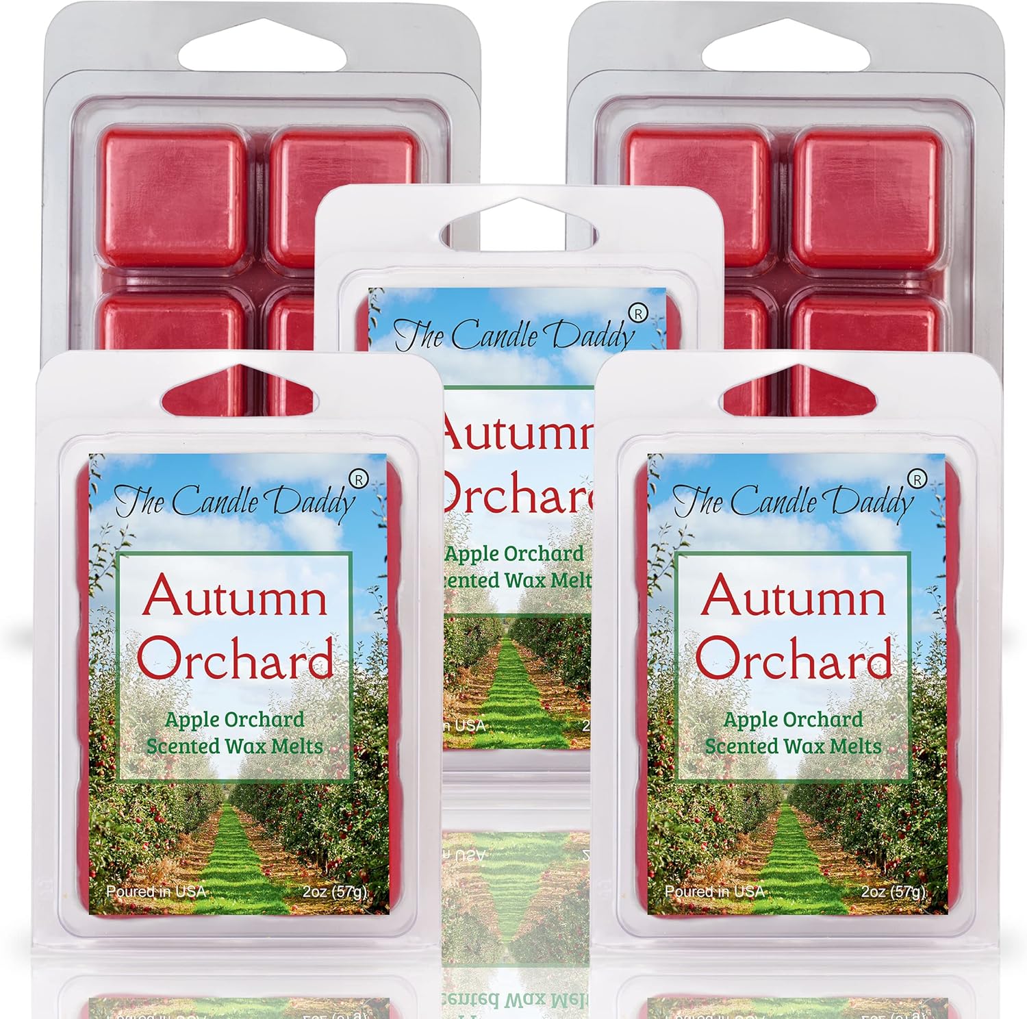 The Candle Daddy Autumn Orchard Wax Melt 6 Cubes
