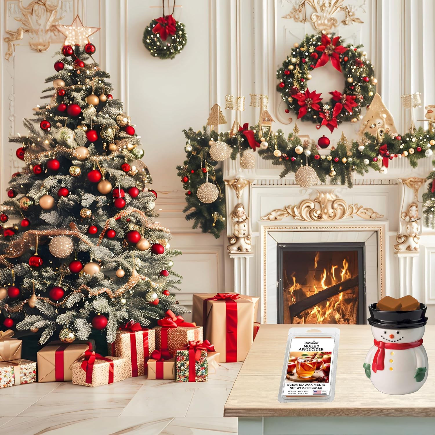 DaVoice Premium Soy Wax Melts for Christmas Warmers
