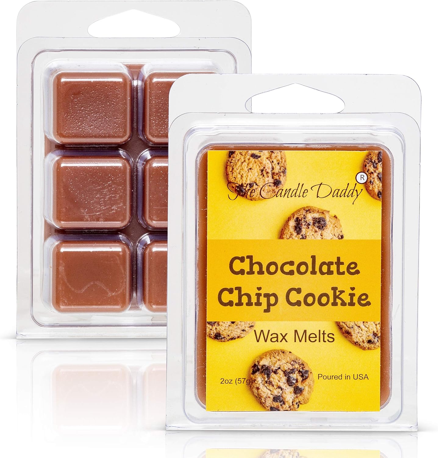 Chocolate Chip Cookie Scented Wax Melts - 6 Cubes 2 Ounces 1 Pack